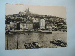 FRANCE  POSTCARDS MARSEILLES PORT 1949  STAMPS 2 - Other & Unclassified