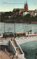 BASEL, CHURCH, ARCHITECTURE, BRIDGE, TRAM, SWITZERLAND, POSTCARD - Bazel