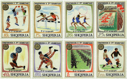 78411 MNH ALBANIA 1974 3 SPARTAKIADA DEPORTIVA NACIONAL. - Albanie