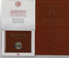 Vaticano Vatikan Vatican 2021 2 EURO 700° Morte Di Dante Alighieri In Versione FDC In Astuccio Originale - Vatican