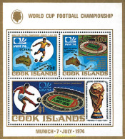 65760 MNH COOK Islas 1974 COPA DEL MUNDO DE FUTBOL. ALEMANIA-74 - Cook Islands