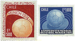 27043 MNH CHILE 1974 COPA DEL MUNDO DE FUTBOL. ALEMANIA-74 - Chile