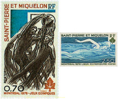 53958 MNH SAN PEDRO Y MIQUELON 1976 21 JUEGOS OLIMPICOS VERANO MONTREAL 1976 - Unused Stamps
