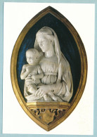 Musée Jacquemart-André Paris - Luca DELLA ROBBIA - La Vierge Et L'enfant, Terre émaillée Blanche - Objets D'art