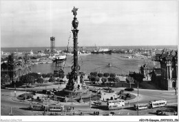 AEOP8-ESPAGNE-0670 - BARCELONA - MONUMENTO A COLON Y PUERTO  - Sonstige & Ohne Zuordnung