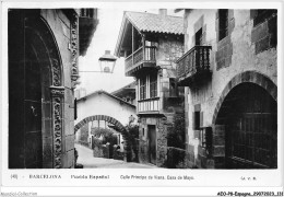 AEOP8-ESPAGNE-0657 - BARCELONA - PUEBLO ESPANOL - CALLE PRINCIPE DE VIANA - CASA DE MAYA  - Sonstige & Ohne Zuordnung