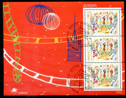 PORTUGAL Block 137, Bl.137 FD Canc. - Europa CEPT 1998, Feste U.Feiertage, Celebrations Holidays, Fêtes Et Jours Fériés - Hojas Bloque