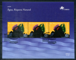 PORTUGAL-AZOREN Block 21, Bl.21 FD Canc. - Europa CEPT 2001 - Wasser, Water, Eau  - AZORES, AÇORES - Azoren