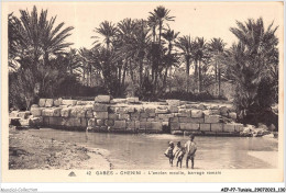 AEPP7-TUNISIE-0631 - GABES - CHENINI - L'ANCIEN MOULIN - BARRAGE ROMAIN - Tunisie