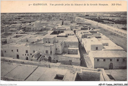 AEPP7-TUNISIE-0591 - KAIROUAN - VUE GENERALE PRISE DU MINARET DE LA GRANDE MOSQUEE - Tunisie