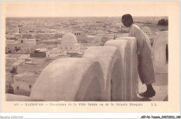 AEPP6-TUNISIE-0542 - KAIROUAN - PANORAMA DE LA VILLE SAINTE OU DE LA GRANDE MOSQUE - Tunisia