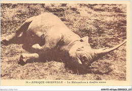 AHNP2-0238 - AFRIQUE - AFRIQUE ORIENTALE - Le Rhinoceros à Double Corne  - Zonder Classificatie