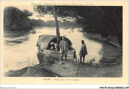 AHNP2-0150 - AFRIQUE - SOUDAN - Passage D'une Rivière En Pirogue  - Sudán