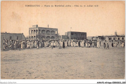 AHNP2-0138 - AFRIQUE - MALI - TOMBOUCTOU - Place Du Maréchal Joffre -Fete Du 14 Juillet  - Malí