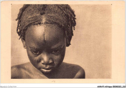 AHNP1-0106 - AFRIQUE - TCHAD - OUBANGUI CHARL -  Petite Fille Sara Kaba De La Tribu Des Femmes à Plateaux - Tsjaad
