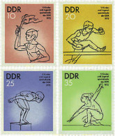 64589 MNH ALEMANIA DEMOCRATICA 1975 5 SPARTAKIADA DE LA JUVENTUD. - Unused Stamps