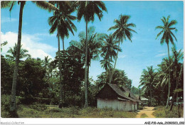 AHZP10-ASIE-0872 - A MALAY KAMPONG - SINGAPORE - Singapore