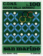 70055 MNH SAN MARINO 1973 5 JUEGOS DE LA JUVENTUD - Unused Stamps