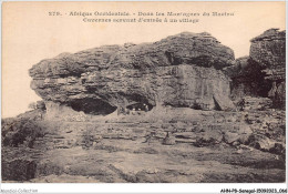 AHNP8-0891 - AFRIQUE - SENEGAL - Dans Les Montagnes Du Macina - Cavernes Servant D'entrée à Un Village   - Senegal
