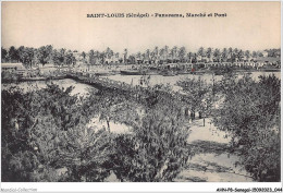 AHNP8-0880 - AFRIQUE - SENEGAL - SAINT-LOUIS - Panorama - Marché Et Pont  - Sénégal