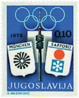 72802 MNH YUGOSLAVIA 1972 SEMANA OLIMPICA - Nuevos