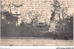 AHZP4-VIETNAM-0320 - TONKIN - HANOÏ - TYPHON DU 7 JUIN 1903 - SQUARE PAUL-BERT - Vietnam