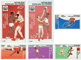 73307 MNH CONGO 1975 21 JUEGOS OLIMPICOS VERANO MONTREAL 1976 - Nuevas/fijasellos