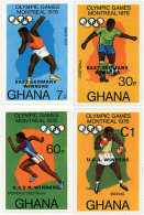 70801 MNH GHANA 1977 21 JUEGOS OLIMPICOS VERANO MONTREAL 1976 - Ghana (1957-...)