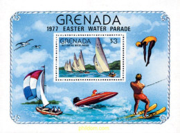 89875 MNH GRANADA 1977 DEPORTES NAUTICOS - Grenada (1974-...)