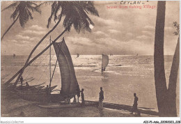 AICP1-ASIE-0115 - CEYLAN - Scene From Fishing Village - Sri Lanka (Ceylon)