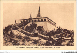 AICP1-ASIE-0120 - BIRMANIE - Mandaley - Chemin Couvert Conduisant à La Pagode - Myanmar (Birma)