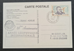 TAAF,  Timbre Numéro 216 Oblitéré De Terre Adélie Le 1/7/1997. - Storia Postale