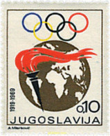 67173 MNH YUGOSLAVIA 1969 SEMANA OLIMPICA - Unused Stamps