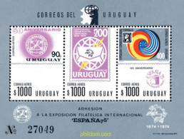 27102 MNH URUGUAY 1975 ESPAÑA 75. EXPOSICION FILATELICA INTERNACIONAL - Uruguay