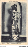 AHZP9-ASIE-0789 - JAPON - NOEUD CEINTURE ET COIFFURE JAPONAIS - Autres & Non Classés