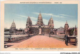 AHZP8-CAMBODGE-0736 - EXPOSITION COLONIALE INTERNATIONALE - PARIS 1931 - TEMPLE D'ANGKOR-VAT - AUBERLET SCULPTEURS - Camboya