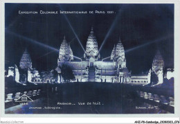 AHZP8-CAMBODGE-0721 - EXPOSITION COLONIALE INTERNATIONALE - PARIS 1931 - ANGKOR - VUE DE NUIT - Cambodja