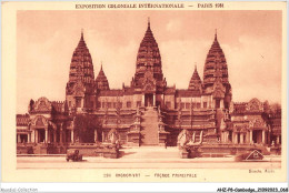 AHZP8-CAMBODGE-0717 - EXPOSITION COLONIALE INTERNATIONALE - PARIS 1931 - ANGKOR-VAT - FACADE PRINCIPALE - Cambodge