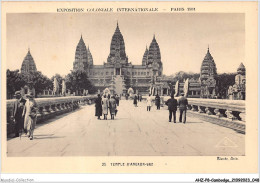AHZP8-CAMBODGE-0707 - EXPOSITION COLONIALE INTERNATIONALE - PARIS 1931 - TEMPLE D'ANGKOR-VAT - Cambodja