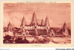 AHZP8-CAMBODGE-0708 - EXPOSITION COLONIALE INTERNATIONALE - PARIS 1931 - ANGKOR-VAT - Cambodja