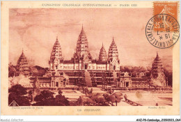 AHZP8-CAMBODGE-0715 - EXPOSITION COLONIALE INTERNATIONALE - PARIS 1931 - ANGKOR-VAT - Cambodge