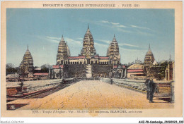 AHZP8-CAMBODGE-0733 - EXPOSITION COLONIALE INTERNATIONALE - PARIS 1931 - TEMPLE D'ANGKOR - AUBERLET SCULPTEURS - Camboya