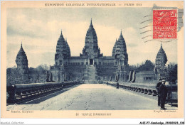 AHZP7-CAMBODGE-0665 - EXPOSITION COLONIALE INTERNATIONALE - PARIS 1931 - TEMPLE D'ANGKOR-VAT - Camboya
