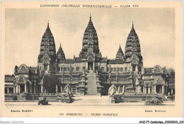 AHZP7-CAMBODGE-0653 - EXPOSITION COLONIALE INTERNATIONALE - PARIS 1931 - ANGKOR-VAT - FACADE PRINCIPALE - Cambodja