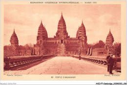 AHZP7-CAMBODGE-0649 - EXPOSITION COLONIALE INTERNATIONALE - PARIS 1931 - TEMPLE D'ANGKOR-VAT - Camboya