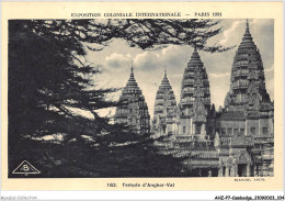 AHZP7-CAMBODGE-0648 - EXPOSITION COLONIALE INTERNATIONALE - PARIS 1931 - TEMPLE D'ANGKOR-VAT - Cambodja