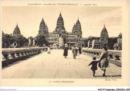 AHZP7-CAMBODGE-0641 - EXPOSITION COLONIALE INTERNATIONALE - PARIS 1931 - TEMPLE D'ANGKOR-VAT - Kambodscha