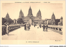 AHZP7-CAMBODGE-0634 - EXPOSITION COLONIALE INTERNATIONALE - PARIS 1931 - TEMPLE D'ANGKOR-VAT - Camboya