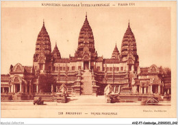 AHZP7-CAMBODGE-0617 - EXPOSITION COLONIALE INTERNATIONALE - PARIS 1931 - ANGKOR-VAT - FACADE PRINCIPALE - Kambodscha