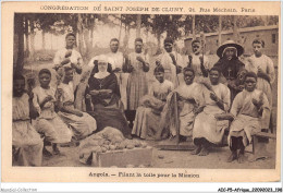 AICP5-AFRIQUE-0606 - ANGOLA - Filant La Toile Pour La Mission - CONGREGATION DE SAINT JOSEPH DE CLUNY - Angola